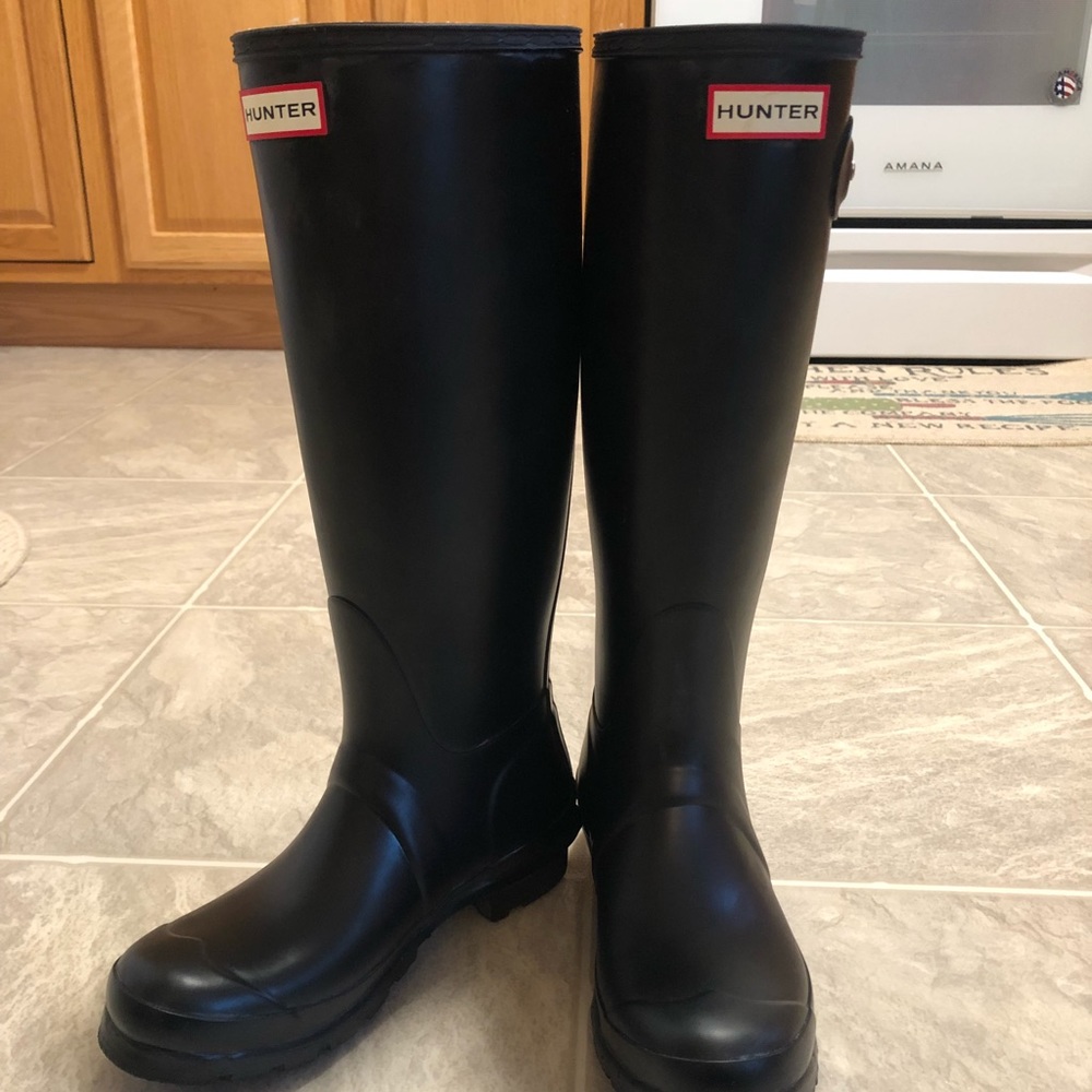 Hunter Boots Matte Black